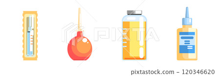 Medicine and Pharmacy Medication for Healthcare Vector Set 120346620