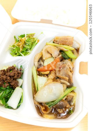 美味的蠔油炒五花肉 120346663