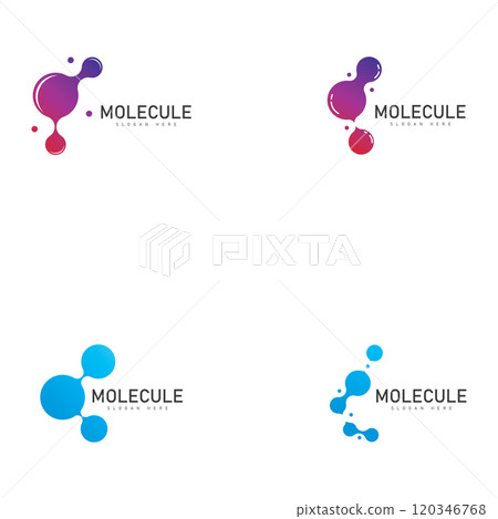 Molecule Logo Vector Template 120346768