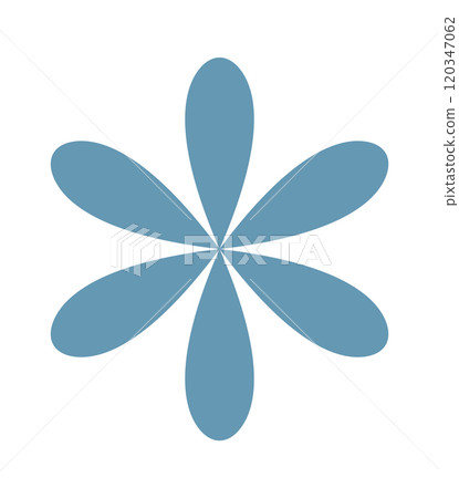 Trendy contemporary floral brutalist element Trendy contemporary floral brutalist element 120347062