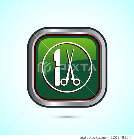 Surgeon surgery icon design illustration, Medical icon sign. Button design Surgeon surgery icon design illustration, Medical icon sign. Button design 120349164