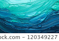 A beautiful gradation of aqua blue and emerald green painted with acrylic paint_02_AI generated image 120349227