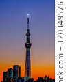 Sunset and Sky Tree 120349576