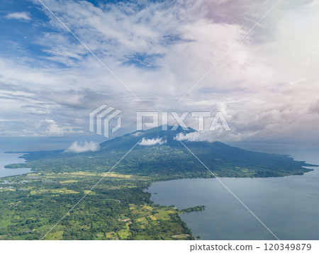 Ometepe island landscape in Central america 120349879
