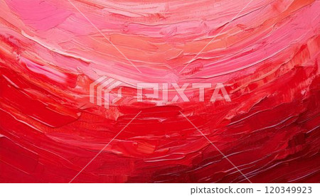 Beautiful pink and red gradation painted with acrylic paint_03_AI generated image Beautiful pink and red gradation painted with acrylic paint_03_AI generated image 120349923