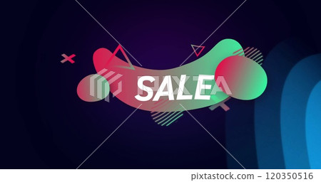 Image of sale text over pattern background Image of sale text over pattern background 120350516