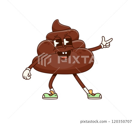 Cartoon poop emoji, happy toilet shit emoticon, funny poo excrement character with a confident expression, pointing with one hand, wearing sneakers and gloves, exuding a laid-back and humorous vibe Cartoon poop emoji, happy toilet shit emoticon, funny poo excrement character with a confident expression, pointing with one hand, wearing sneakers and gloves, exuding a laid-back and humorous vibe 120350707