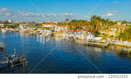 Saint Petersburg Keys and Bays at Belle Vista in Florida - aerial view 120352332