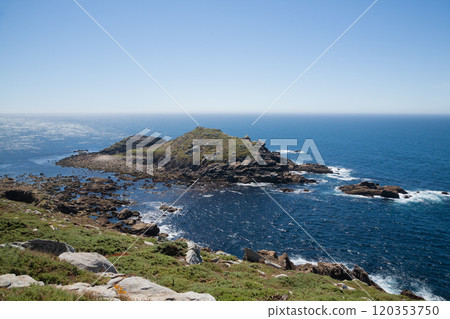 Cape Tourinan shoreline landscape, Galicia, Spain Cape Tourinan shoreline landscape, Galicia, Spain 120353750