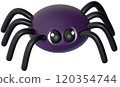 3d cute Spider, wild animal for decorating on halloween 120354744