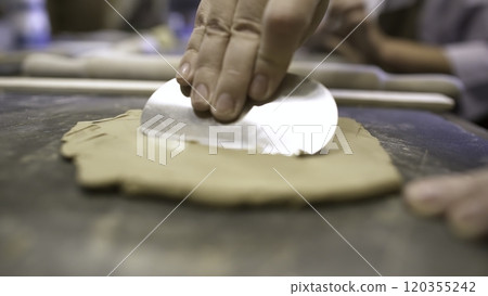 Crafting Beautiful Clay Art Mastering Hand Shaping Techniques in the World of Pottery. Stock Clip Crafting Beautiful Clay Art Mastering Hand Shaping Techniques in the World of Pottery. Stock Clip 120355242