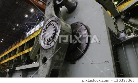 The Essential Advanced Industrial Machinery Component Utilized in Modern Factory Operations. Stock Clip 120355363