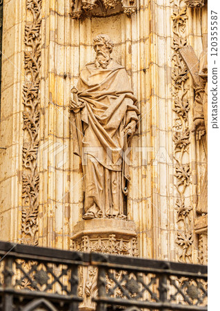 Statue of the apostle Saint Paul. Seville cathedral Statue of the apostle Saint Paul. Seville cathedral 120355587