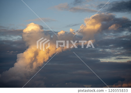 Sunrise background, Dramatic majestic scenery sunset, Sky with clouds in Sunrise sky light Sunrise background, Dramatic majestic scenery sunset, Sky with clouds in Sunrise sky light 120355833