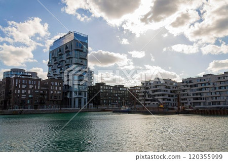 Residential building The Silo by Cobe Architects at Nordhavn, Copenhagen, Denmark, Europe Residential building The Silo by Cobe Architects at Nordhavn, Copenhagen, Denmark, Europe 120355999