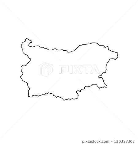 Bulgaria Map Icon Bulgaria Map Icon 120357305