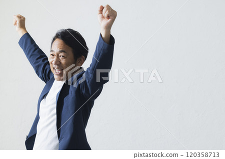 Energetic middle-aged man 120358713