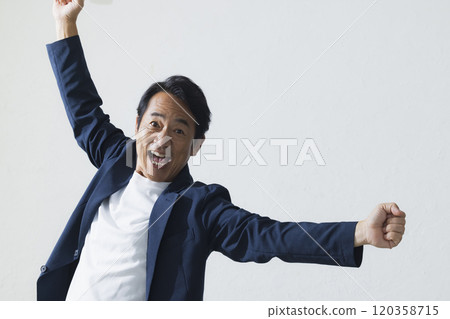 Energetic middle-aged man 120358715