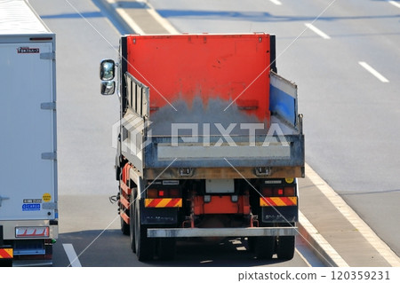 Dump truck image Dump truck image 120359231
