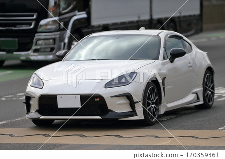White domestic sports car image White domestic sports car image 120359361