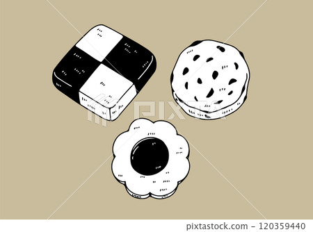 Cookie illustration set Cookie illustration set 120359440