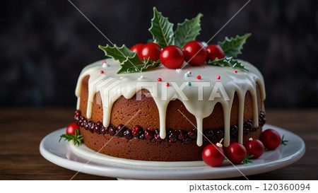 Christmas cake Christmas cake 120360094