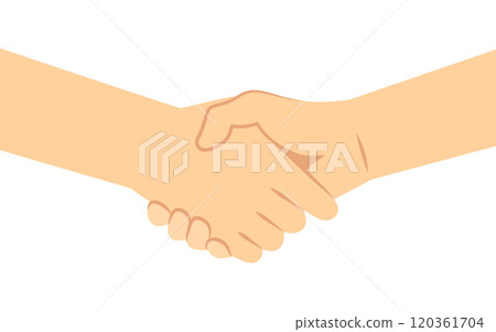 向量圖的握手 120361704