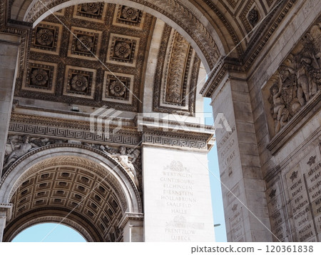 Inside the Arc de Triomphe Inside the Arc de Triomphe 120361838