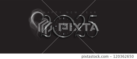 An exquisite illustration design for the New Year 2025 120362650