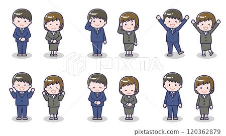 Men and women in suits 01 Men and women in suits 01 120362879