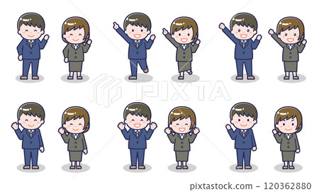 Men and women in suits 02 120362880