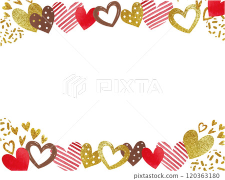 Valentine's Day simple heart frame Valentine's Day simple heart frame 120363180