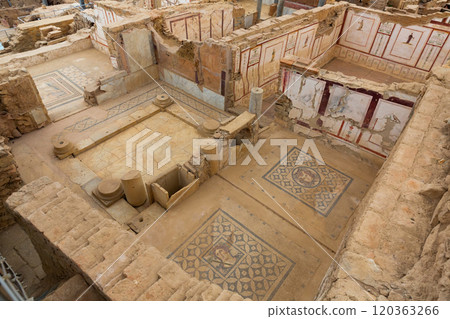 Ruins of antique terrace houses at Ephesus, Izmir province,Turkey Ruins of antique terrace houses at Ephesus, Izmir province,Turkey 120363266