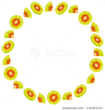 寶石紅獼猴桃圓框圖 120363354