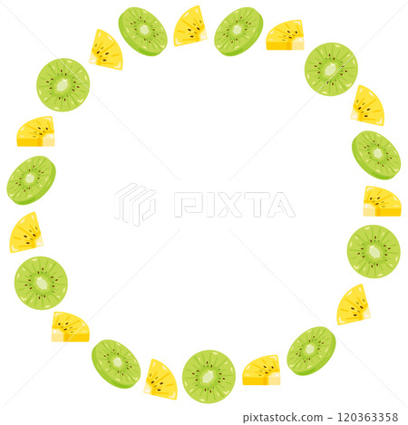 二色獼猴桃圓框圖 120363358