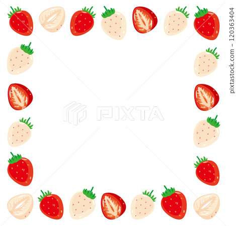 二色草莓方格圖 120363404