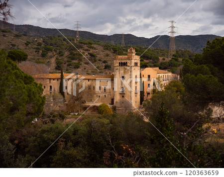 Monastery of San Jeronimo de la Murtra in Sierra de la Marina natural area, Spain Monastery of San Jeronimo de la Murtra in Sierra de la Marina natural area, Spain 120363659