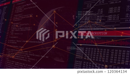 Image of digital data processing over networks of connections 120364134