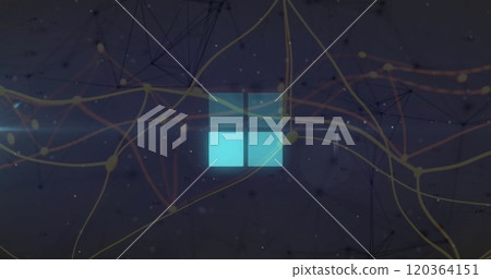 Image of digital data processing over networks of connections 120364151