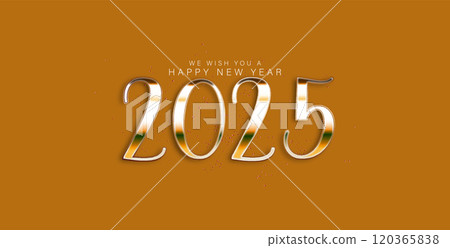 A vibrant and stunning design celebrating the New Year 2025 120365838