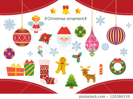 各種各樣的聖誕主題插圖 120366338