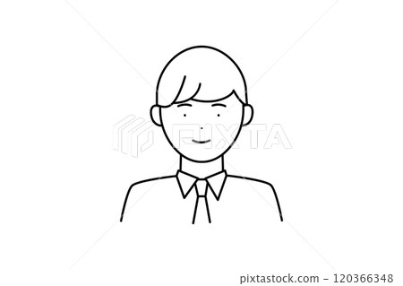 人男性插畫商業透明 120366348