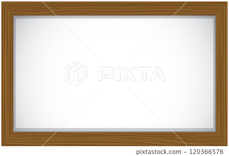Elegant Wooden Frame for Art Display 120366576