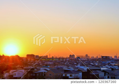 Cityscape at dusk Cityscape at dusk 120367160