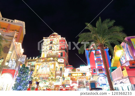 [Okinawa Prefecture] Night view of American Village (Depot Island Seaside) 120368233