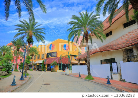 [Okinawa Prefecture] American Village (Depot Island) on a clear day 120368288