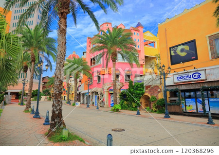 [Okinawa Prefecture] American Village (Depot Island) on a clear day 120368296