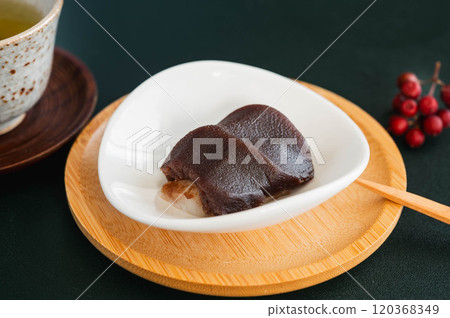 Bean jam mochi Bean jam mochi 120368349