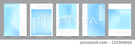 Gradient Pastel Winter Background. Set of trendy blurred templates. Cold fluid wave design. Abstract vector illustration in Blue tones. Sky colors wallpaper Gradient Pastel Winter Background. Set of trendy blurred templates. Cold fluid wave design. Abstract vector illustration in Blue tones. Sky colors wallpaper 120369668