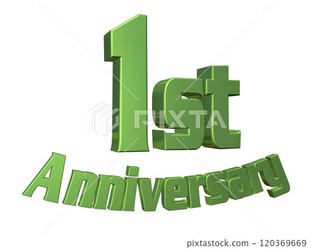 3DCG角色「1st Anniversary/一週年」綠、綠 3DCG角色「1st Anniversary/一週年」綠、綠 120369669